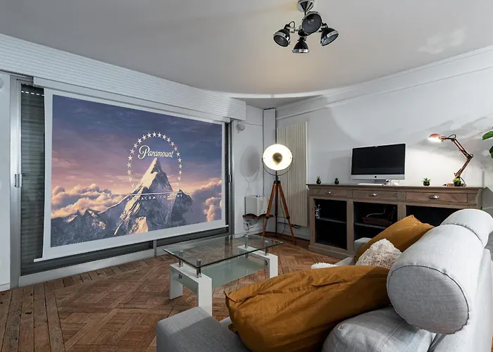 公寓 Loft Style 1 Bdr - Panoramic View Swimming Pool & Garage