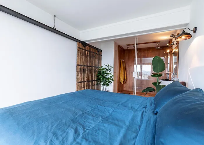 Loft Style 1 Bdr - Panoramic View Swimming Pool & Garage 昂蒂布