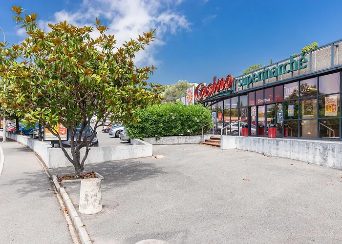 Loft Style 1 Bdr - Panoramic View Swimming Pool & Garage 昂蒂布