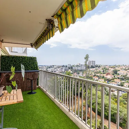Loft Style 1 Bdr - Panoramic View Swimming Pool & Garage * Antibes