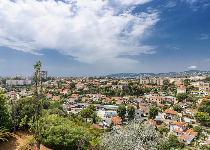 Loft Style 1 Bdr - Panoramic View Swimming Pool & Garage Appartement Antibes