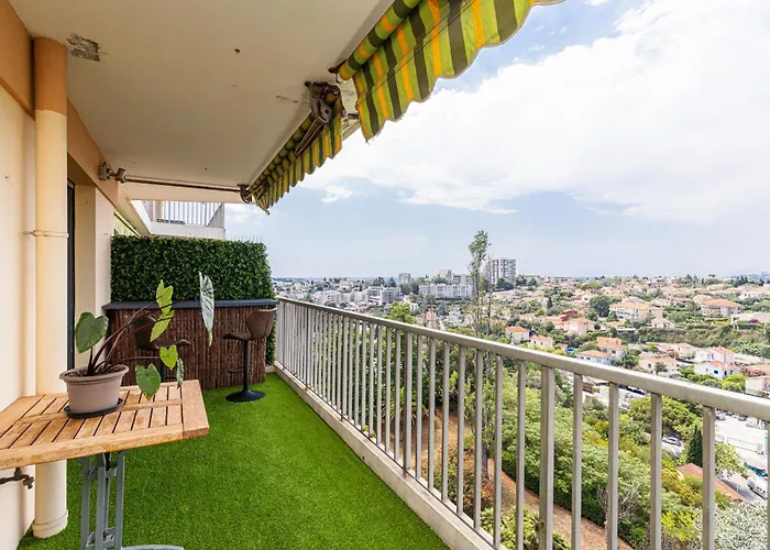 Loft Style 1 Bdr - Panoramic View Swimming Pool & Garage * Antibes